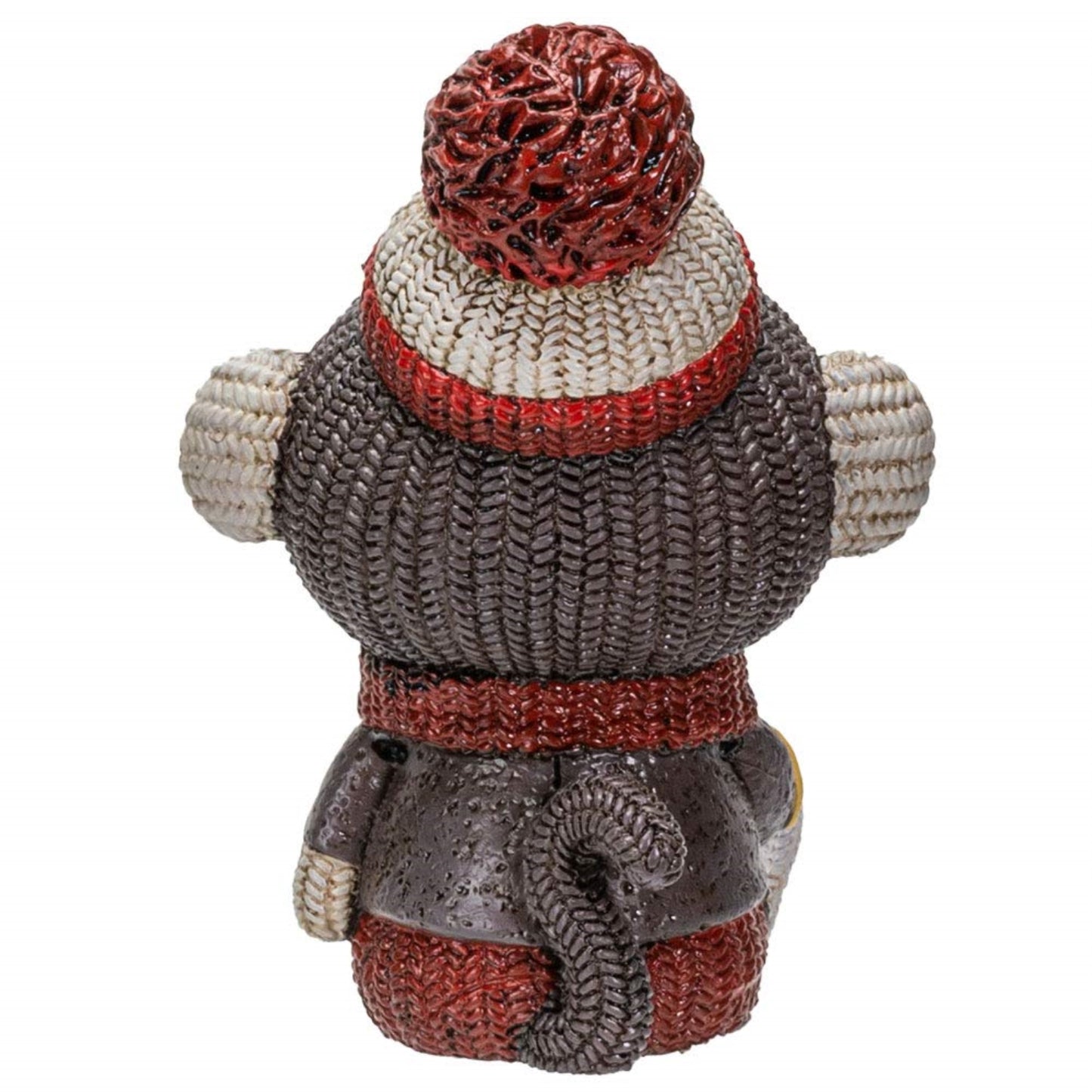 Furrybones Sock Munky Figurine Decorative Skeleton in Stuffed Toy Sock Monkey Costume 3 Inch Tall