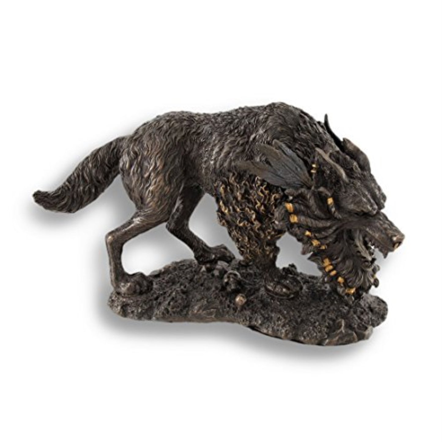 Fenrir Creature Mystical Beast Norse Mythology Statue Figurine 8.25 inch