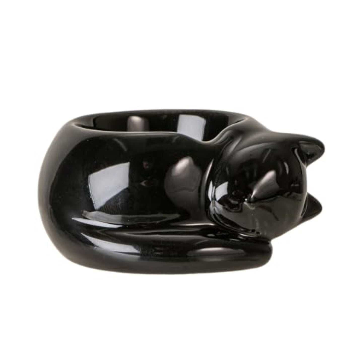 Black Cat Ceramic Tealight Candleholder Ideal Any Cat Lover