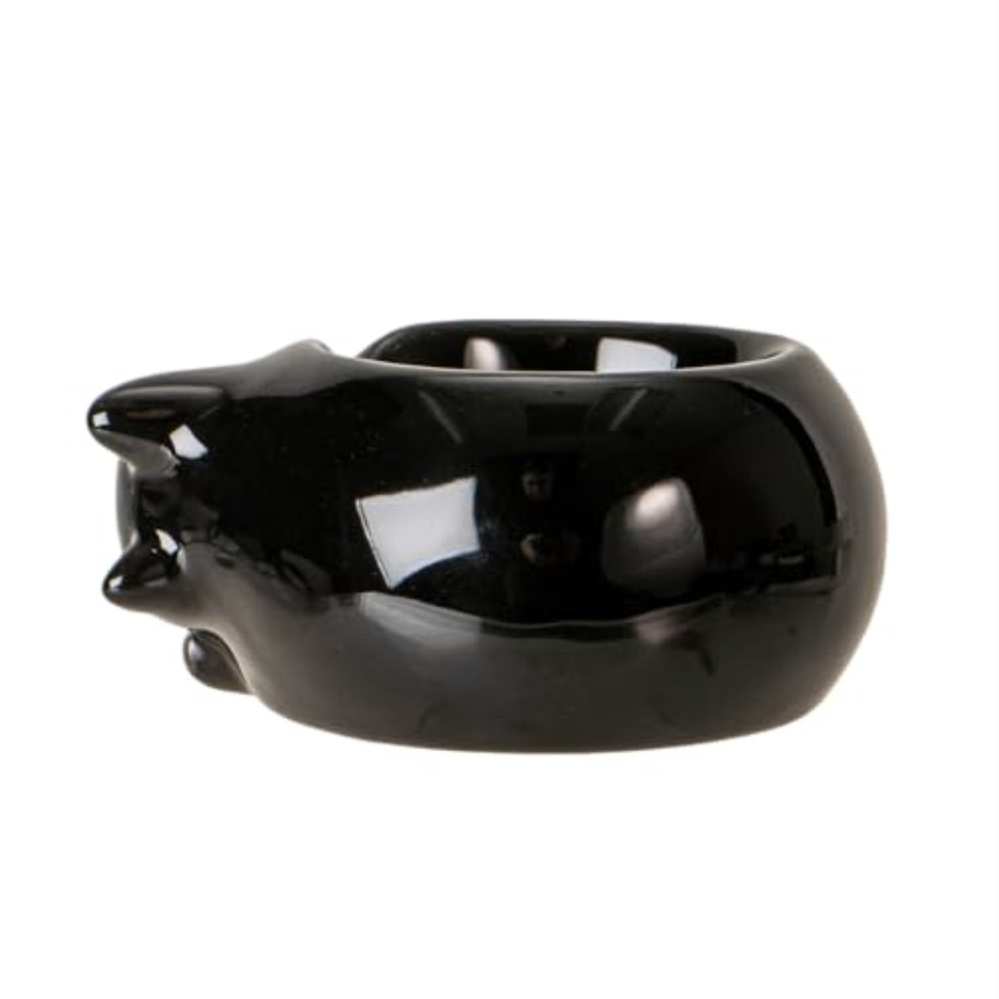 Black Cat Ceramic Tealight Candleholder Ideal Any Cat Lover