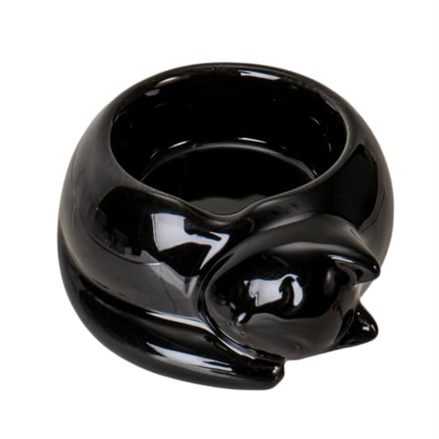 Black Cat Ceramic Tealight Candleholder Ideal Any Cat Lover