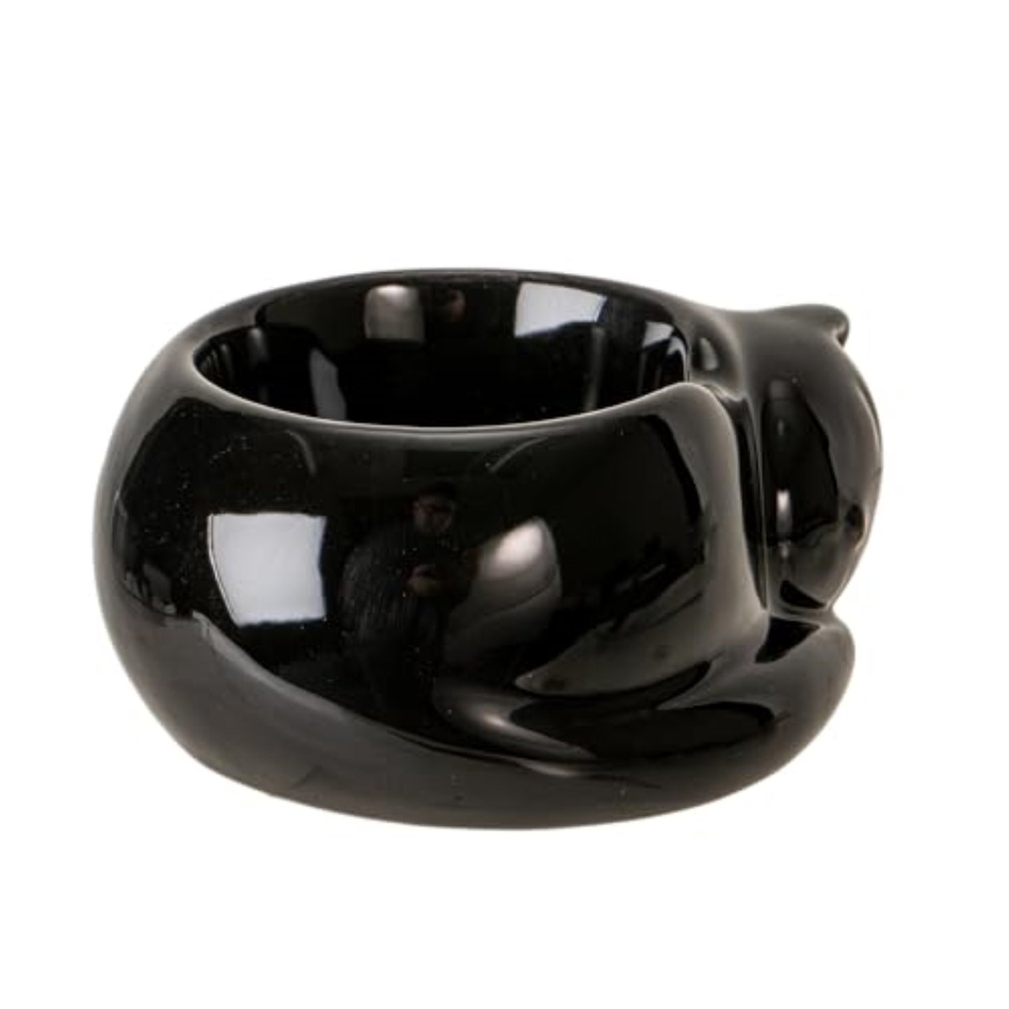 Black Cat Ceramic Tealight Candleholder Ideal Any Cat Lover