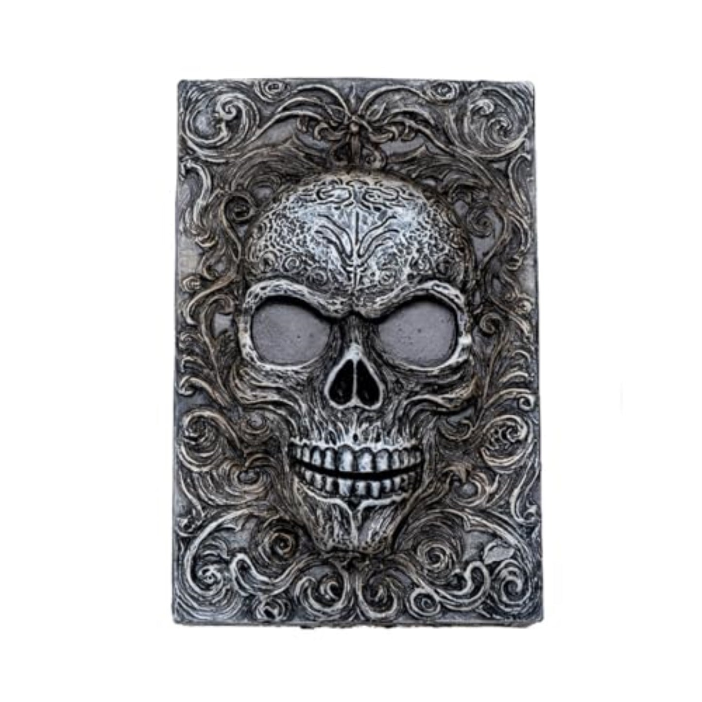 Skull Tarot Box Gothic Decorative Storage Container for Tarot Cards Jewelry Crystals or Trinkets Resin Keepsake Holder
