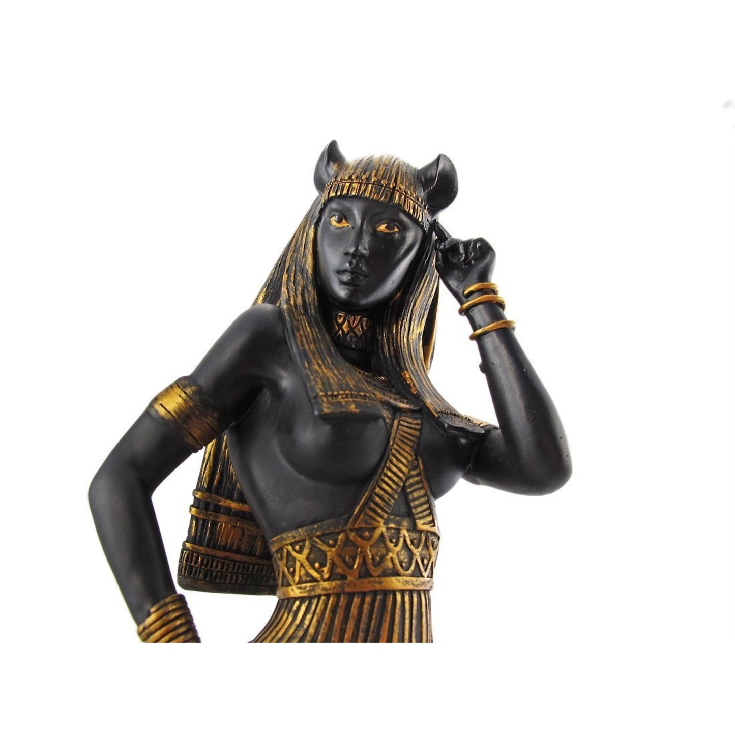 Flirty Bastet Egyptian Mythological Goddess Statue Egypt Resin Figurine 10.75 inch