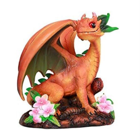 Peach Garden Dragon by Stanley Morrison Home Decor Figurine 4.75 inch