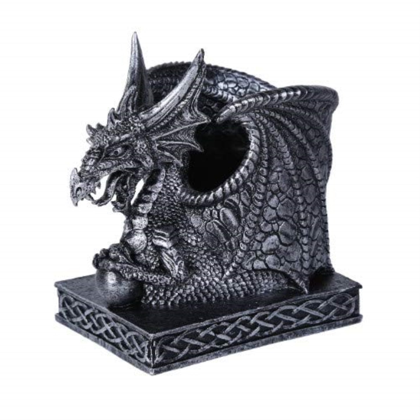 Fantasy Dragon Utility Pen Holder Organizer or Home Office Workplace Stationery 4.75 inch