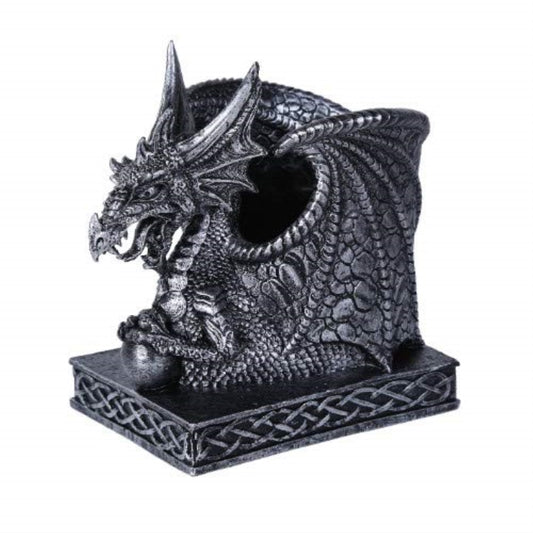 Fantasy Dragon Utility Pen Holder Organizer or Home Office Workplace Stationery 4.75 inch