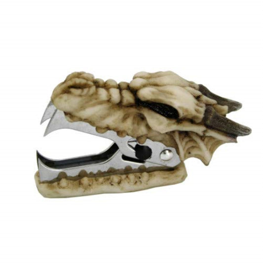 Novelty Archaic Bone Dragon Staple Remover Office Desktop Stationery 3.25 Inch Long