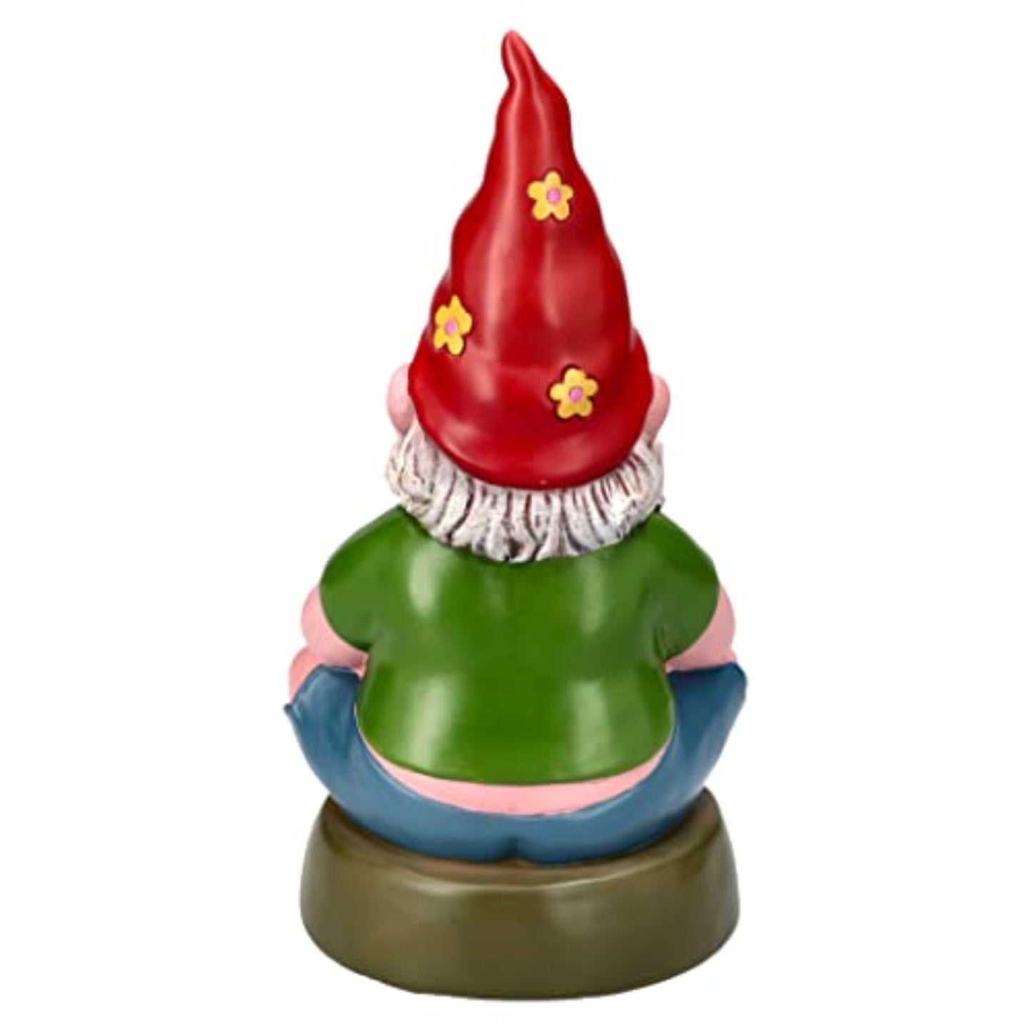 Hippie Gnome Meditating Chant Gnome It Is What It Is Outdoor Statue 10.5 Inch Tall