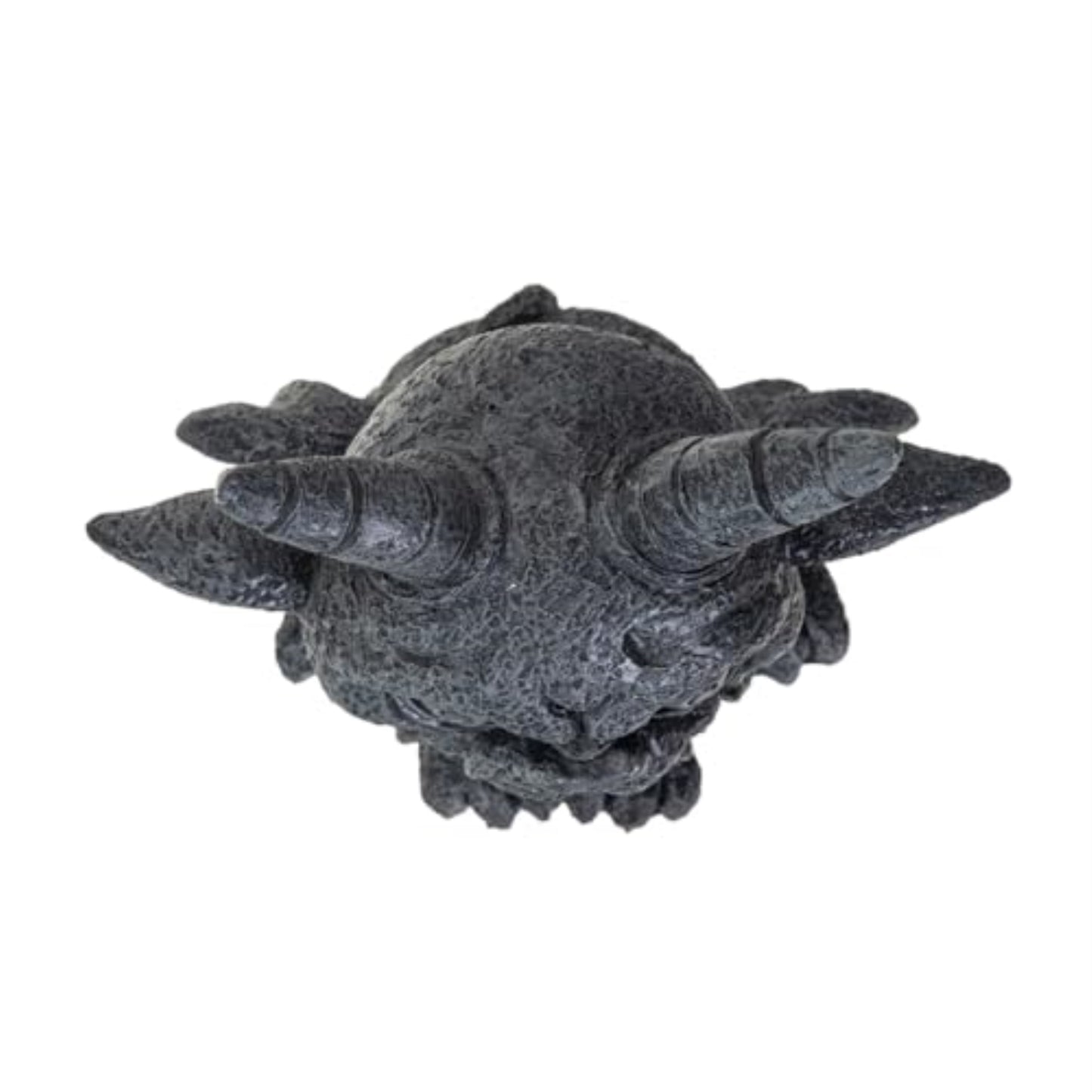 Gothic Gargoyle Agamon Resin Figurine Decorative Sculpture with Gray Stone-Look Finish 5.1 inch