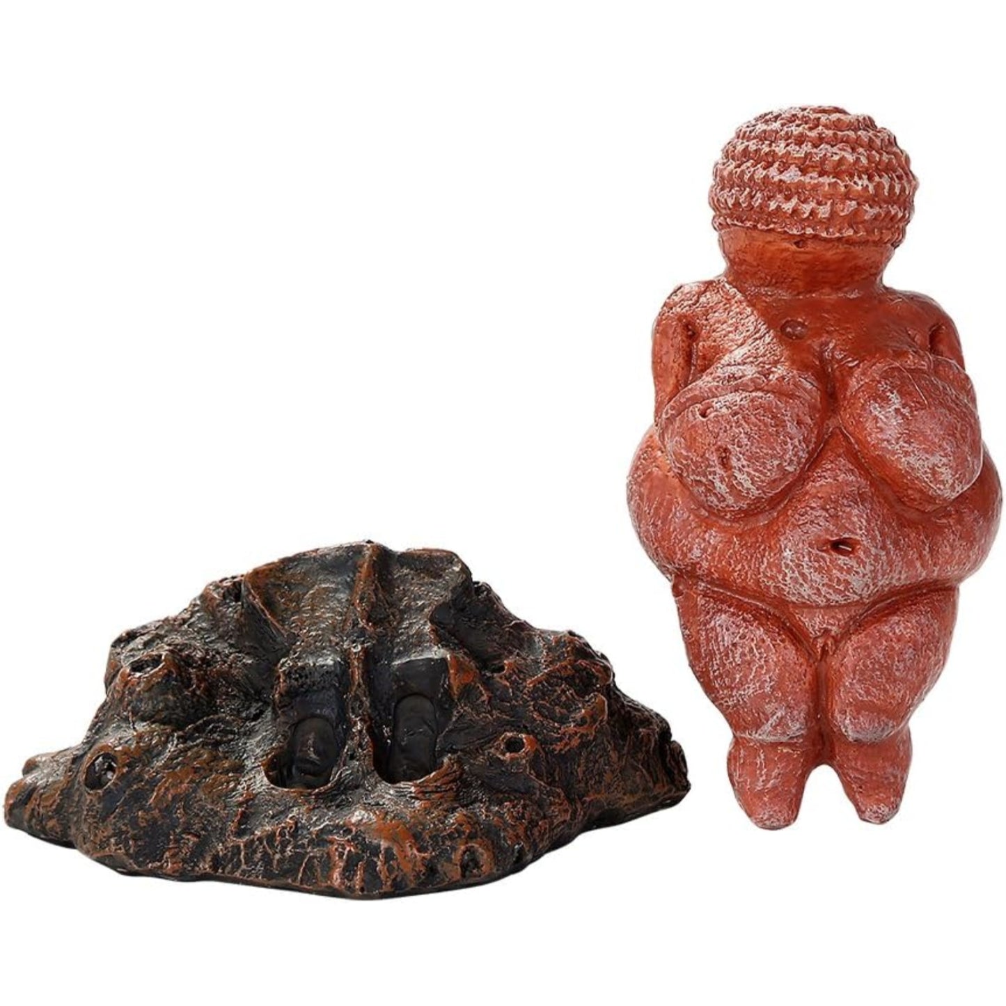 Venus of Willendorf Ice Age Great Mother Goddess Statue Designed by Oberon Zell 4.75 inch Tall Removable Base