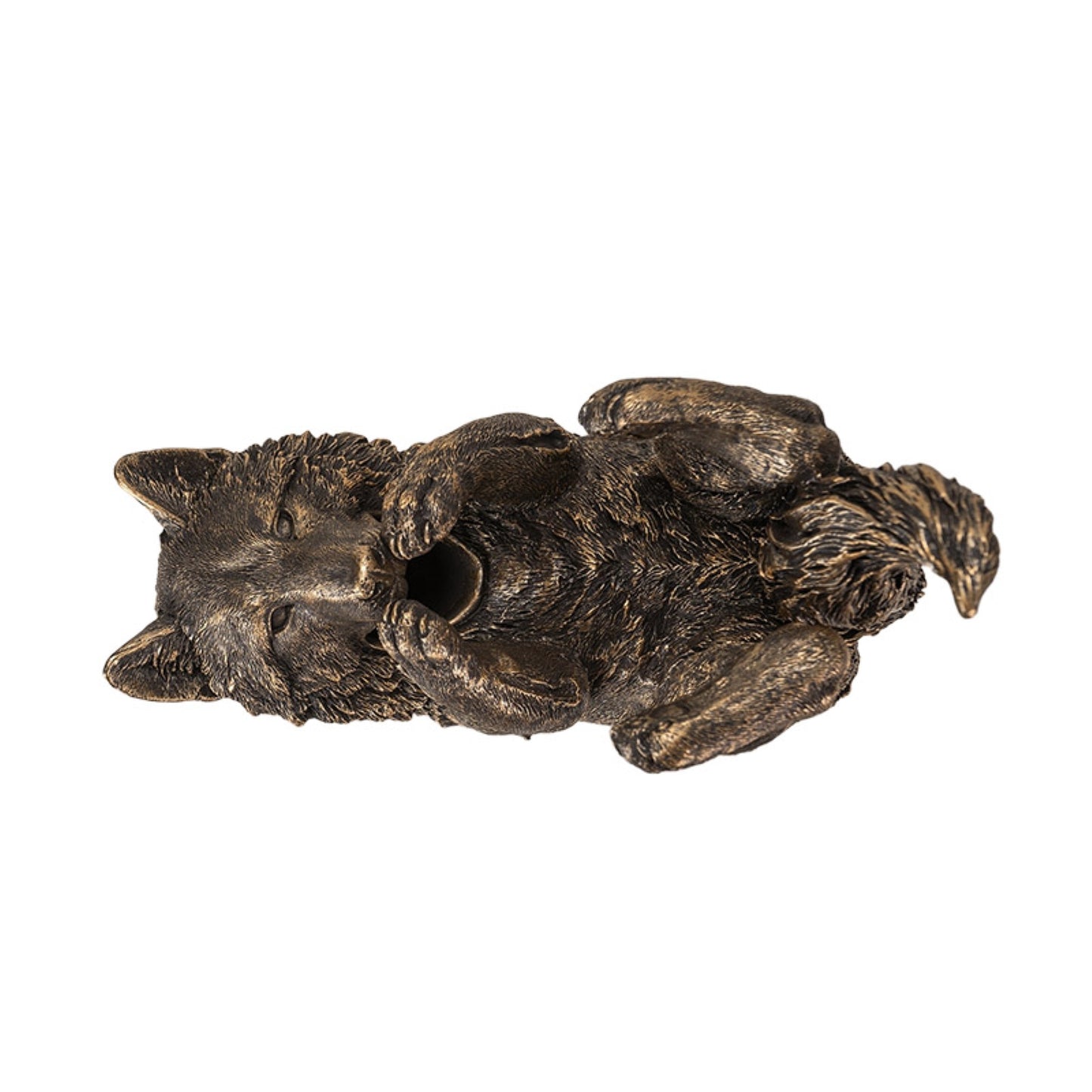 Wolf Wine Bottle Holder Decoration 9 inch