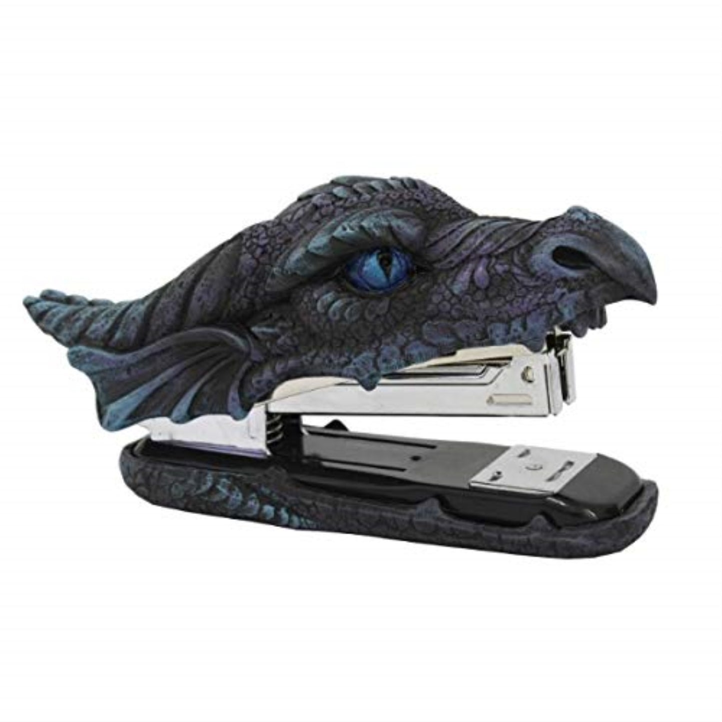 Dragon Head Blue Eyes Decorative Functional Stapler Figurine Office Stationery