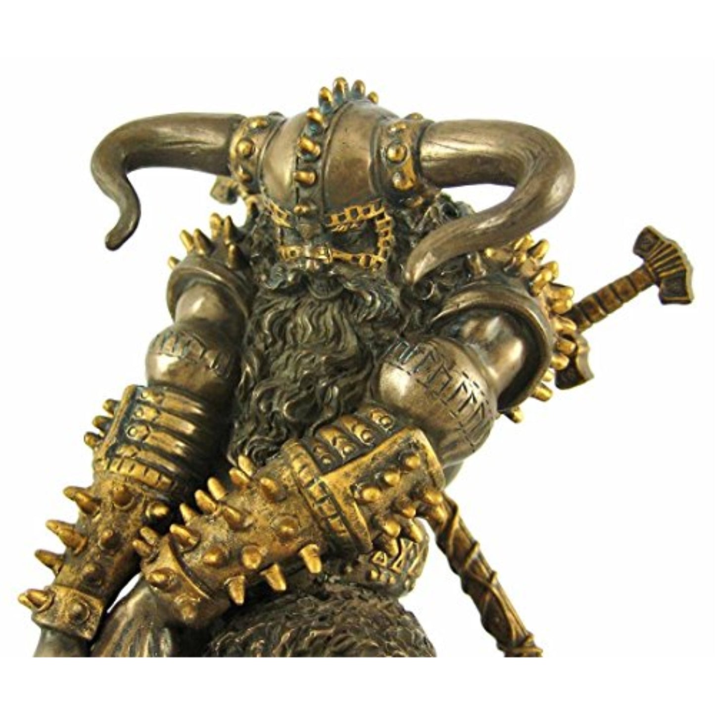 Thor God of Thunder and Serpent Resin Statue Figurine 8 inch