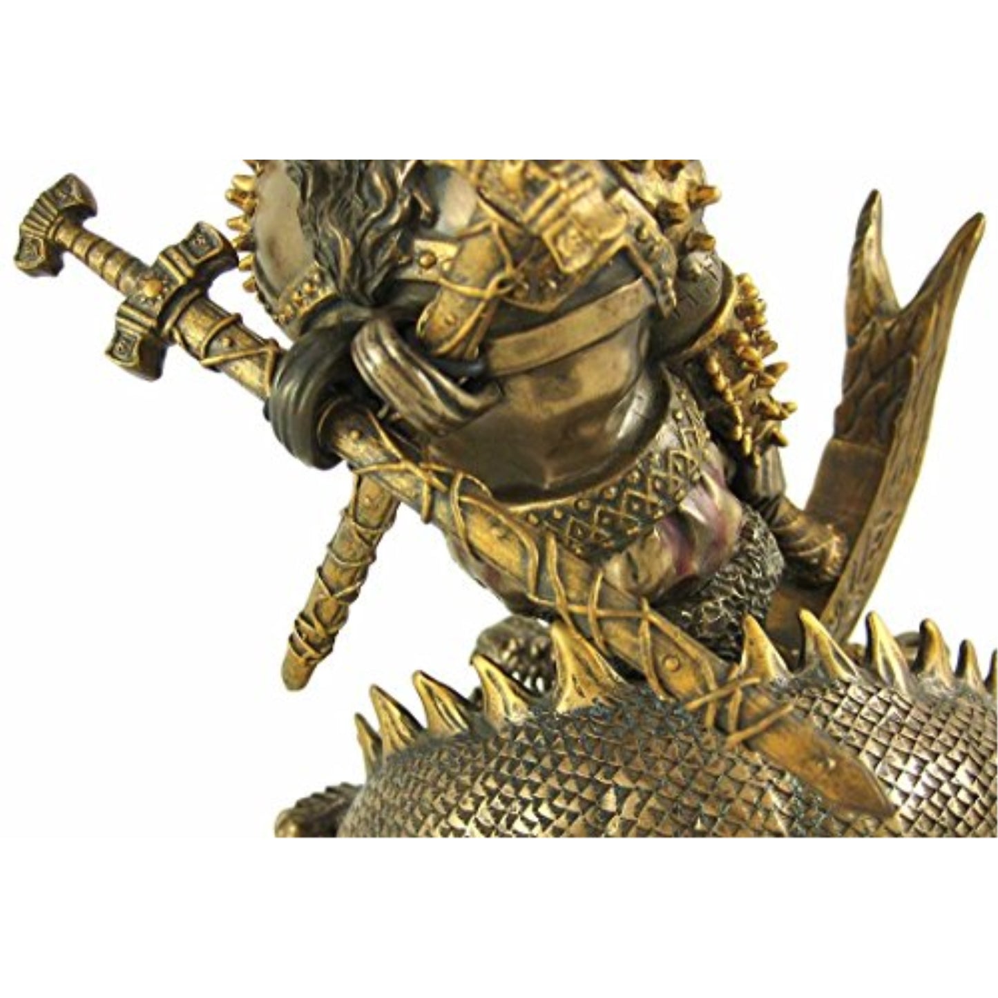 Thor God of Thunder and Serpent Resin Statue Figurine 8 inch