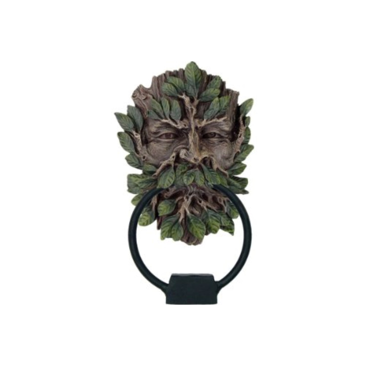 Greenman Mystic Tree God Door Knocker Resin Home Decor 7 inch