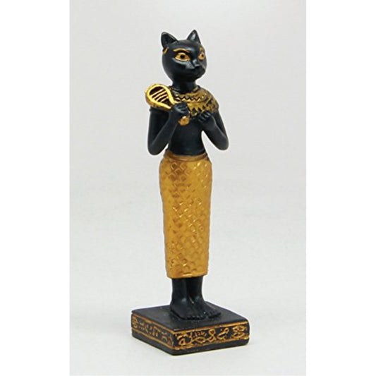 Bastet Egyptian Mythological Guardian Statue Resin Egypt Figurine 3.25 inch