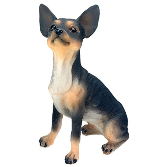Chihuahua Black Dog Resin Figurine 3.5 inch