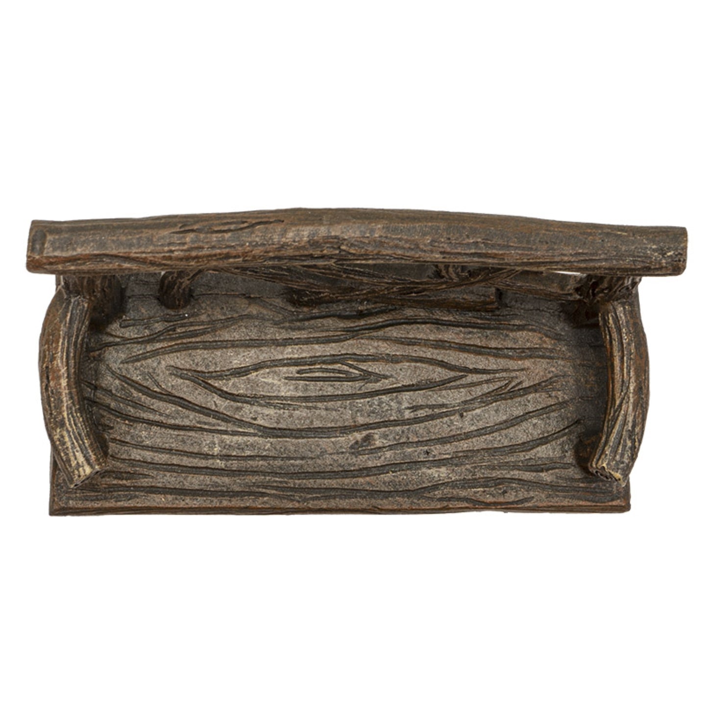Enchanted Garden Tree Stump Bench Mini Fairy Garden Decorative Accessory 4 Inch Long