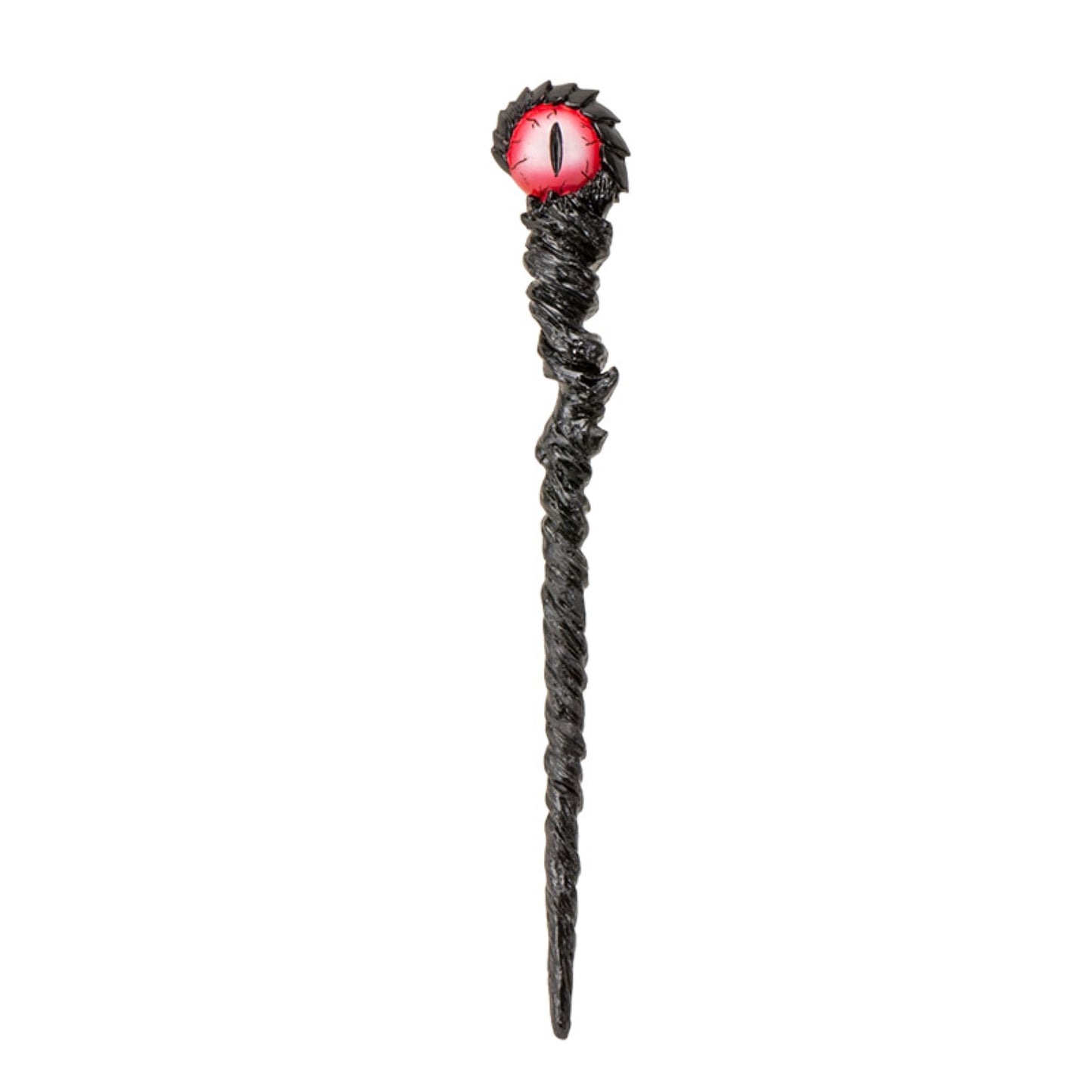 Red Dragon Eye Resin Magic Wand Accessory Cosplay Prop Home Decoration 9.5 inch
