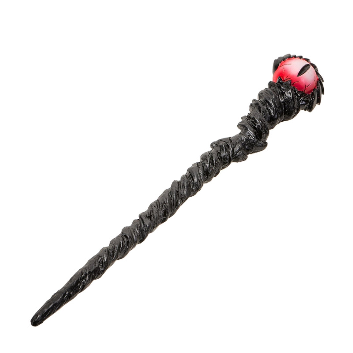 Red Dragon Eye Resin Magic Wand Accessory Cosplay Prop Home Decoration 9.5 inch