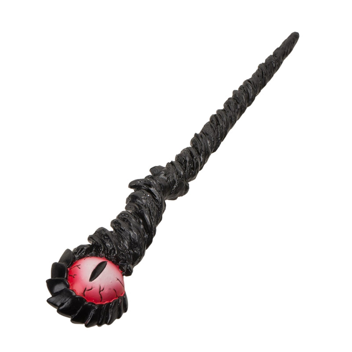 Red Dragon Eye Resin Magic Wand Accessory Cosplay Prop Home Decoration 9.5 inch