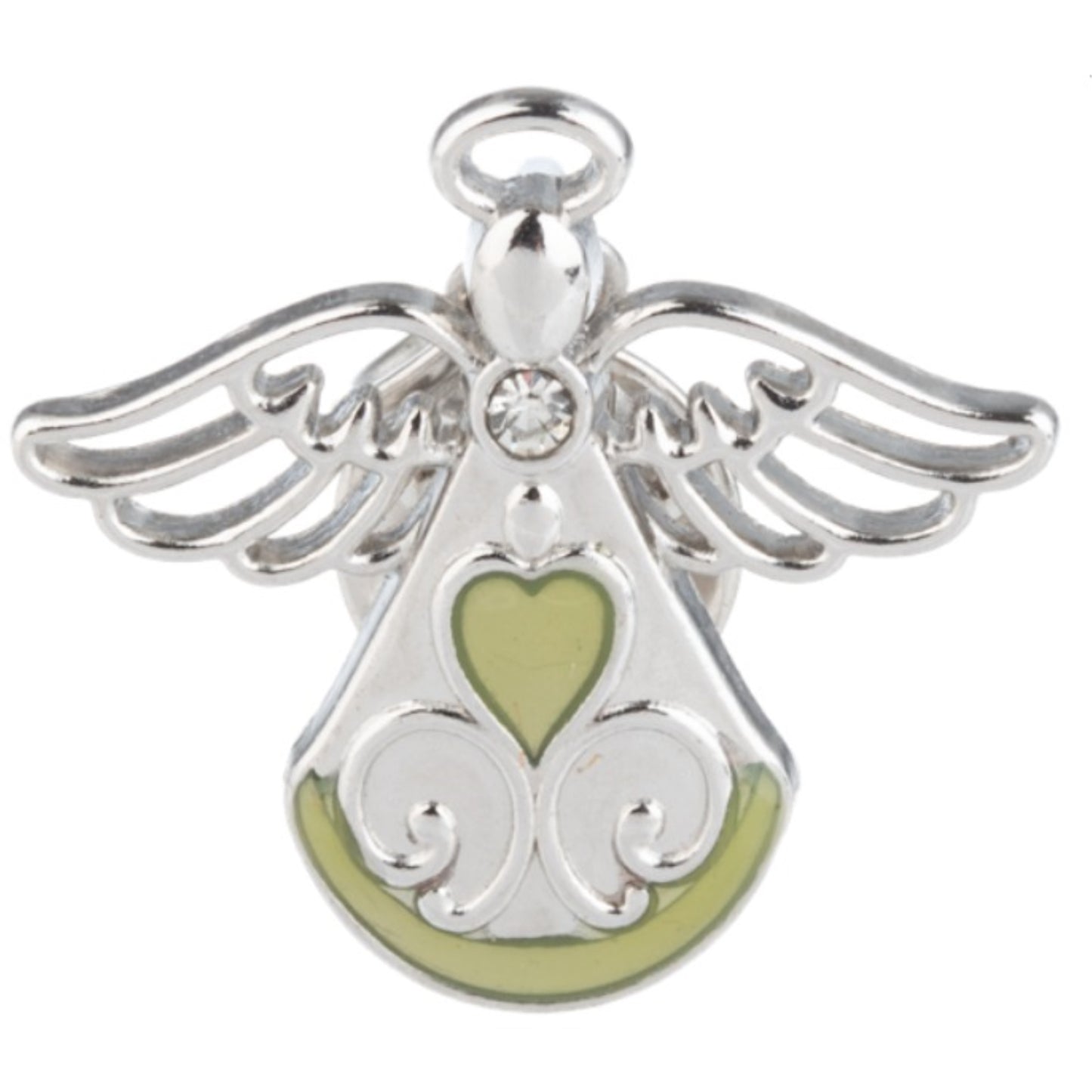 Ganz Guardian Angel This Guardian Angel Watches Over You Each Day Metal Pin 1.25 x 1 inch