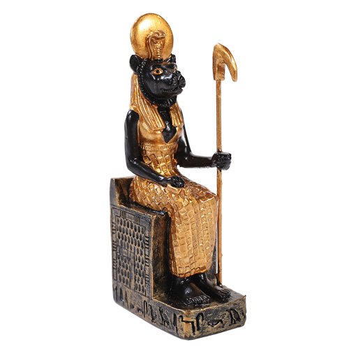 Egyptian Small Sekhmet Mini Figurine Made of Polyresin 3 inch