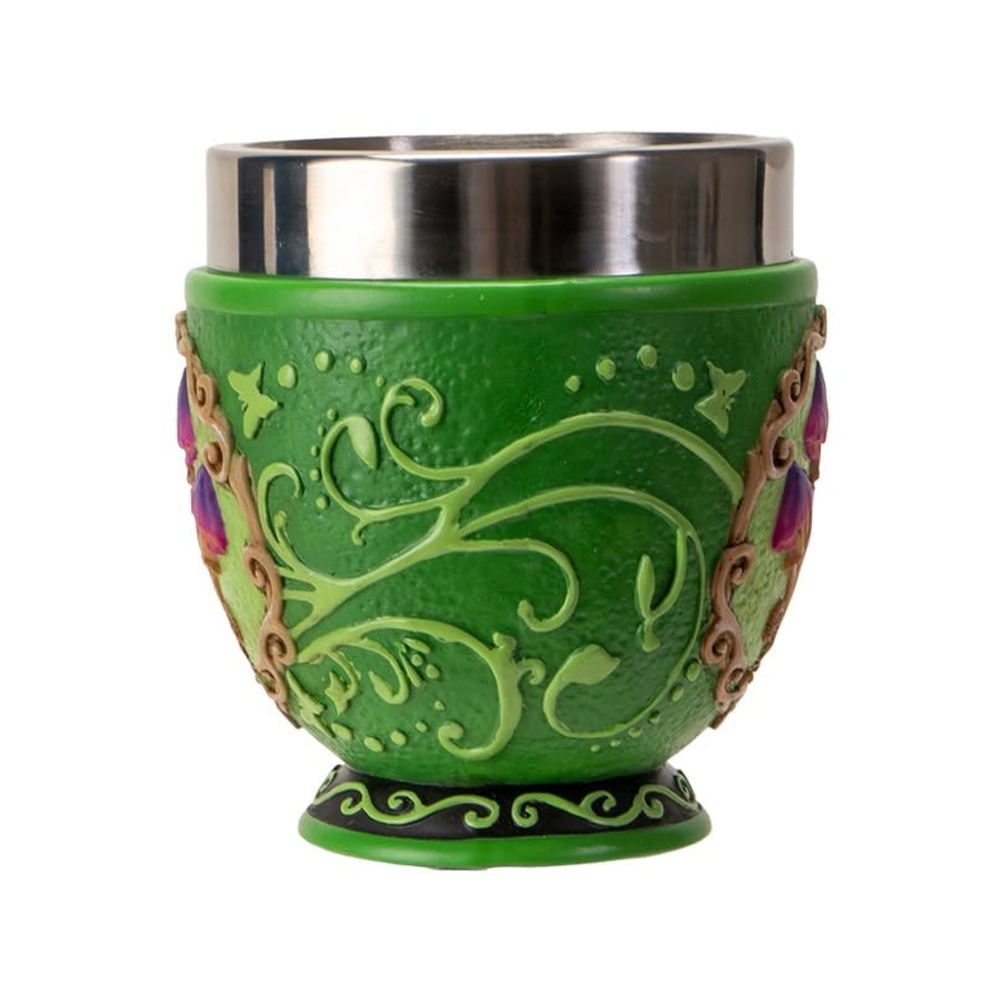 Mushroom Tea Cup 8 Floz Resin Mug with Stainless Steel Insert Forest Design Perfect for Tea and Coffee