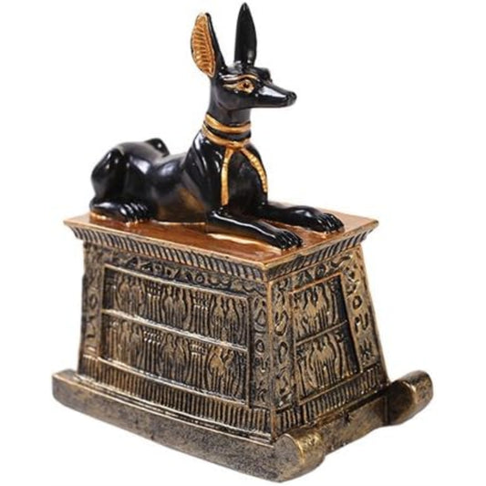 Egyptian Small Anubis Mini Figurine Made of Polyresin 2.75 inch