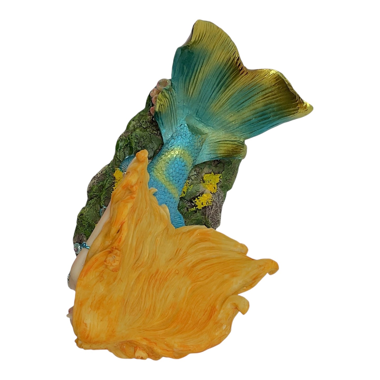 Turquoise Mermaid Decorative Wine Bottle Holder Nautical Sea Life Kitchen Decor 8 x 6.25 inch