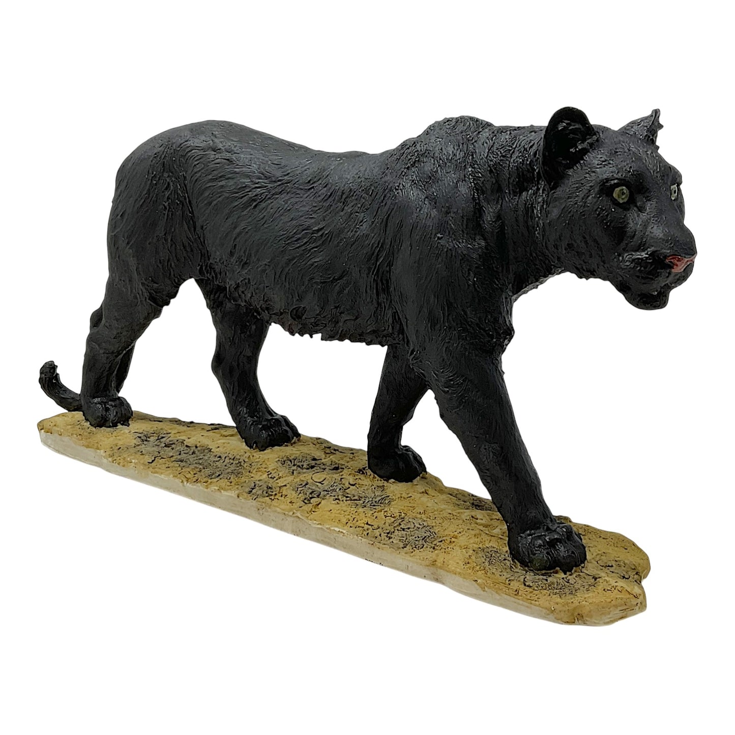 Black Panther Walking Animal Decoration Statue Figurine 16 x 8 inches