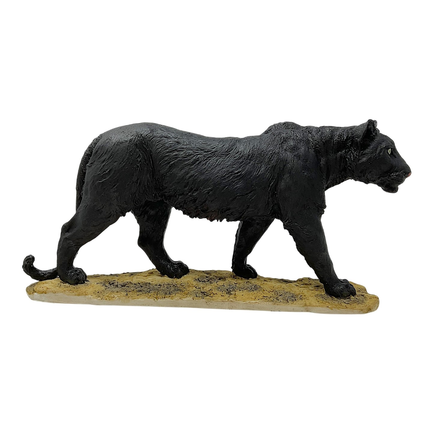 Black Panther Walking Animal Decoration Statue Figurine 16 x 8 inches