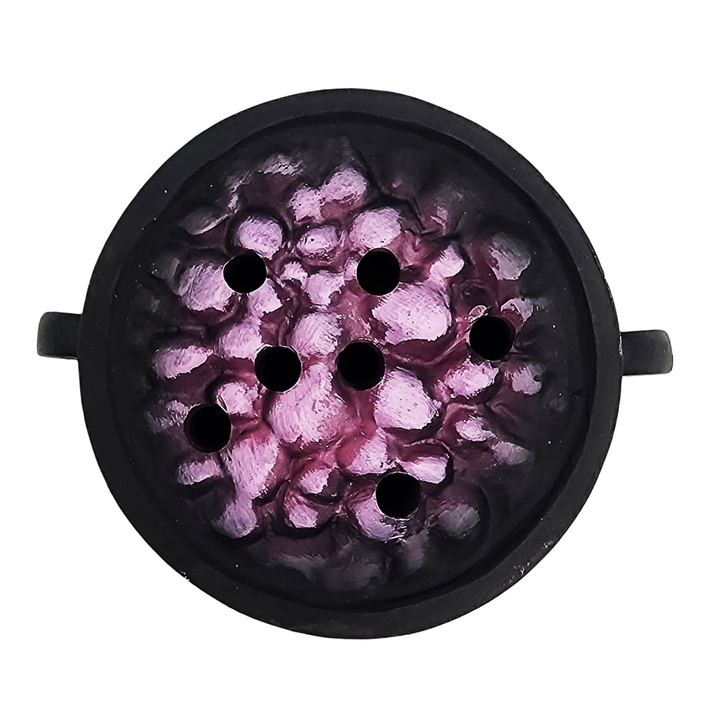 Fantasy Gifts Black Cauldron Incense Cone Burner 3 inch Mini Witchy Cauldron with Pentagram for Witchcraft Wicca Pagan