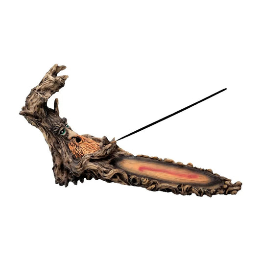 Long Branch Tree Man Resin Incense Burner Holder 12 inches Long