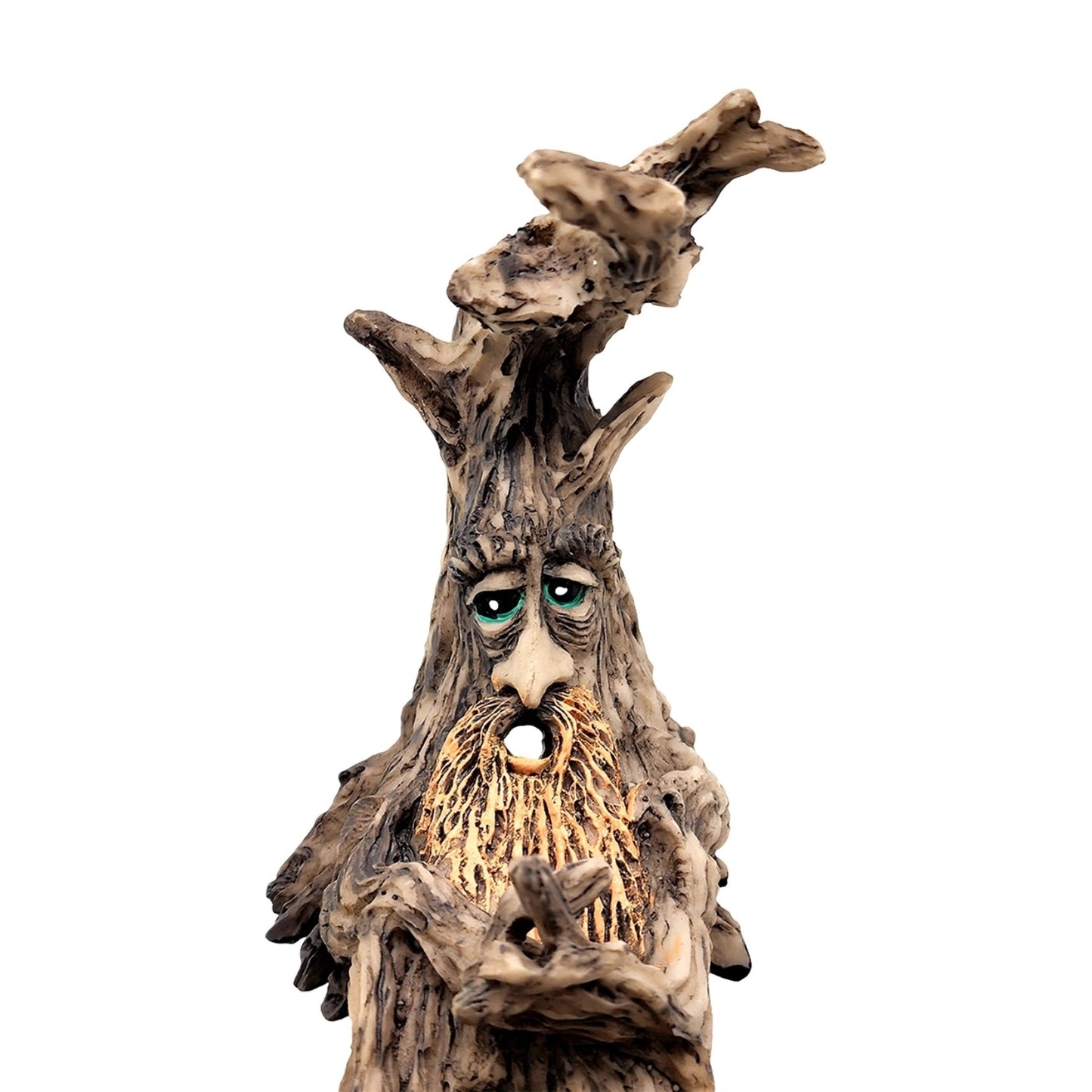 Long Branch Tree Man Resin Incense Burner Holder 12 inches Long