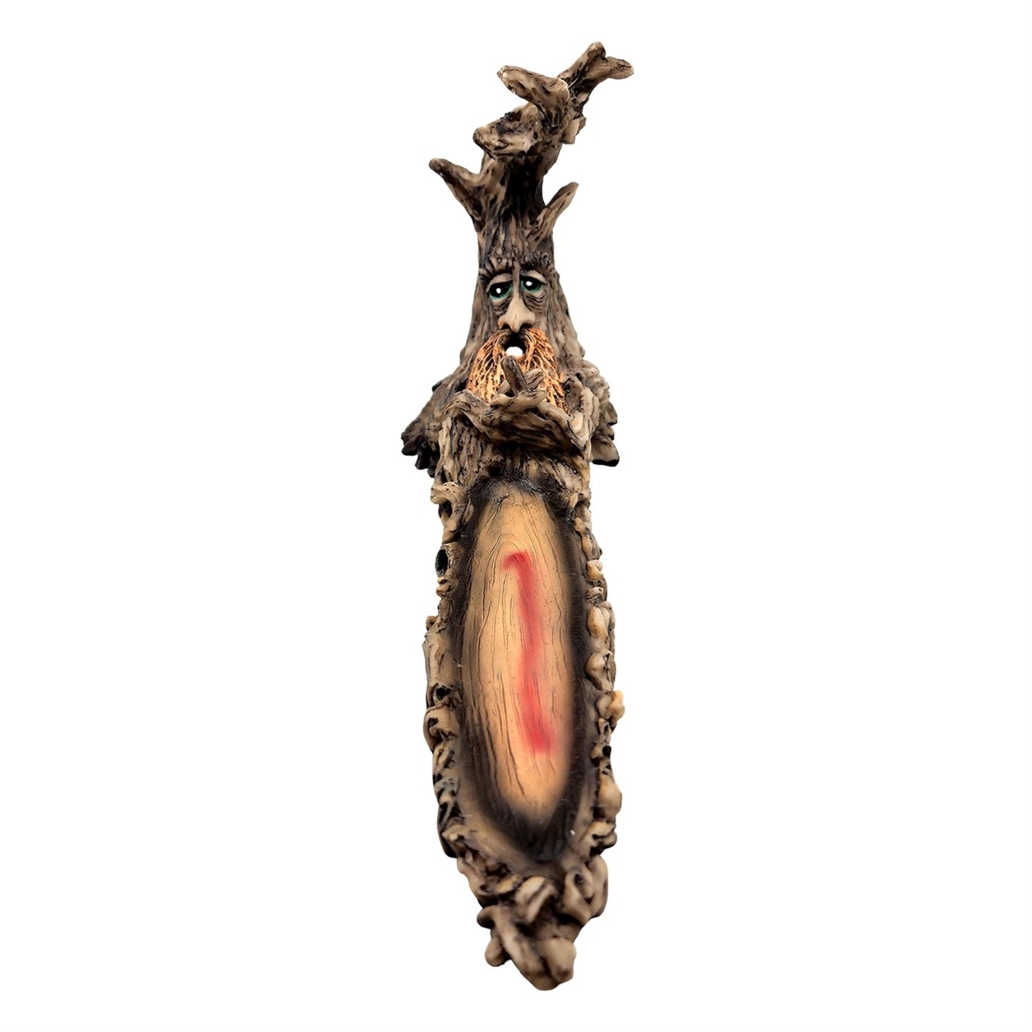 Long Branch Tree Man Resin Incense Burner Holder 12 inches Long