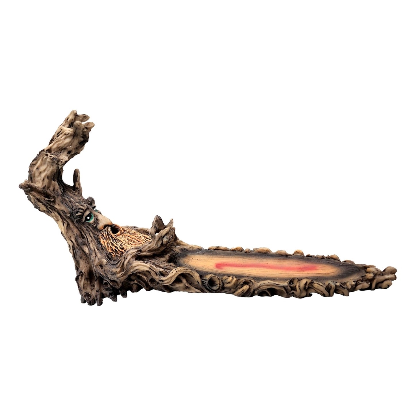 Long Branch Tree Man Resin Incense Burner Holder 12 inches Long