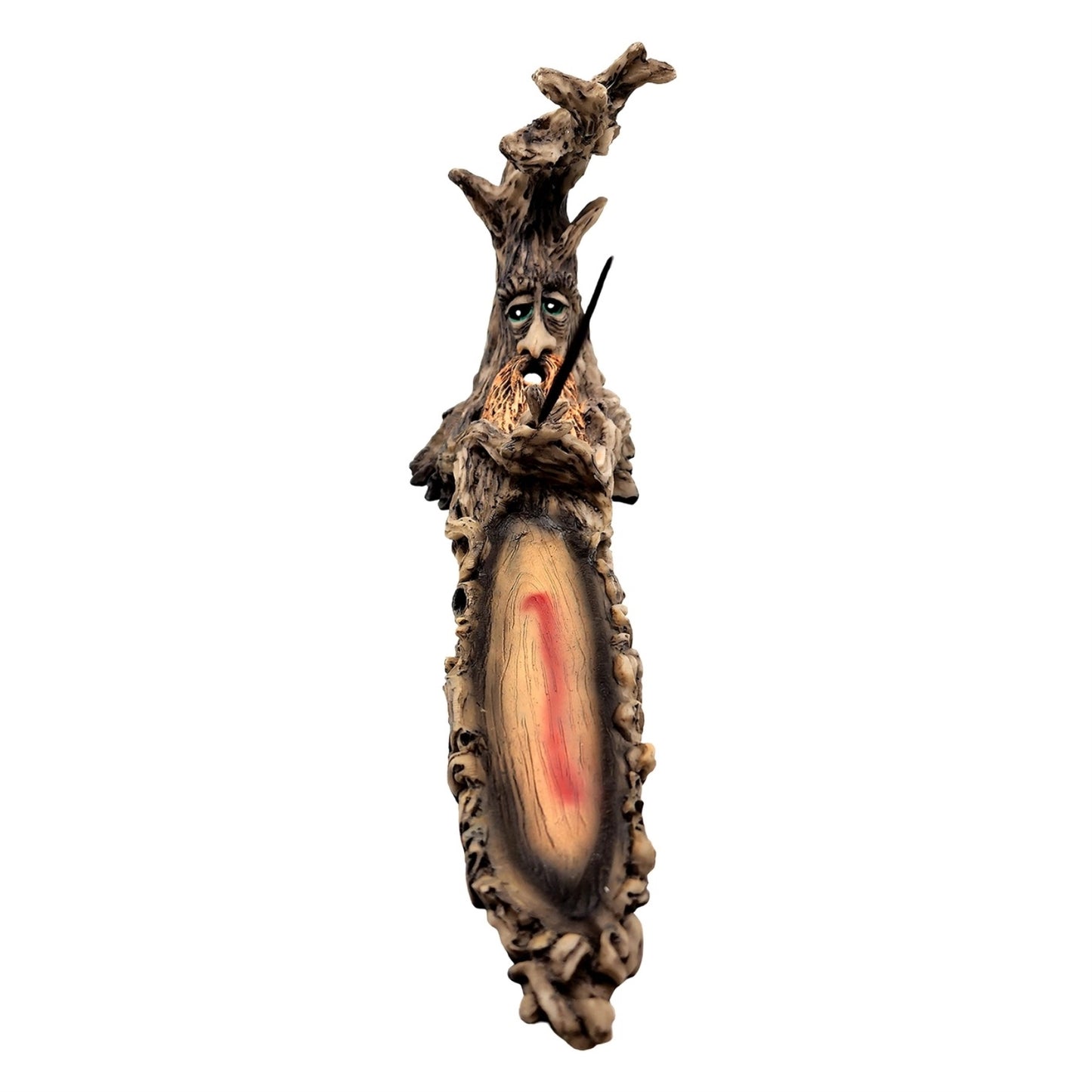 Long Branch Tree Man Resin Incense Burner Holder 12 inches Long