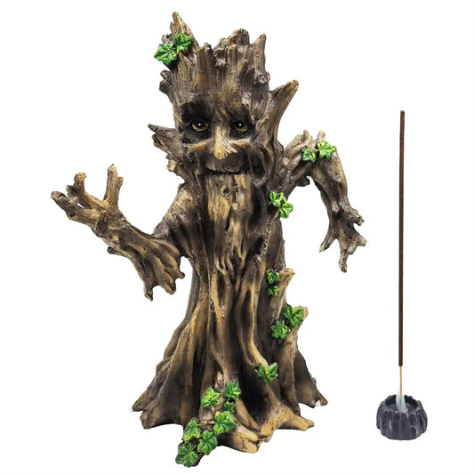 Fantasy Gifts Happy Tree Resin Incense Tower Holder Burner 11.5 inch