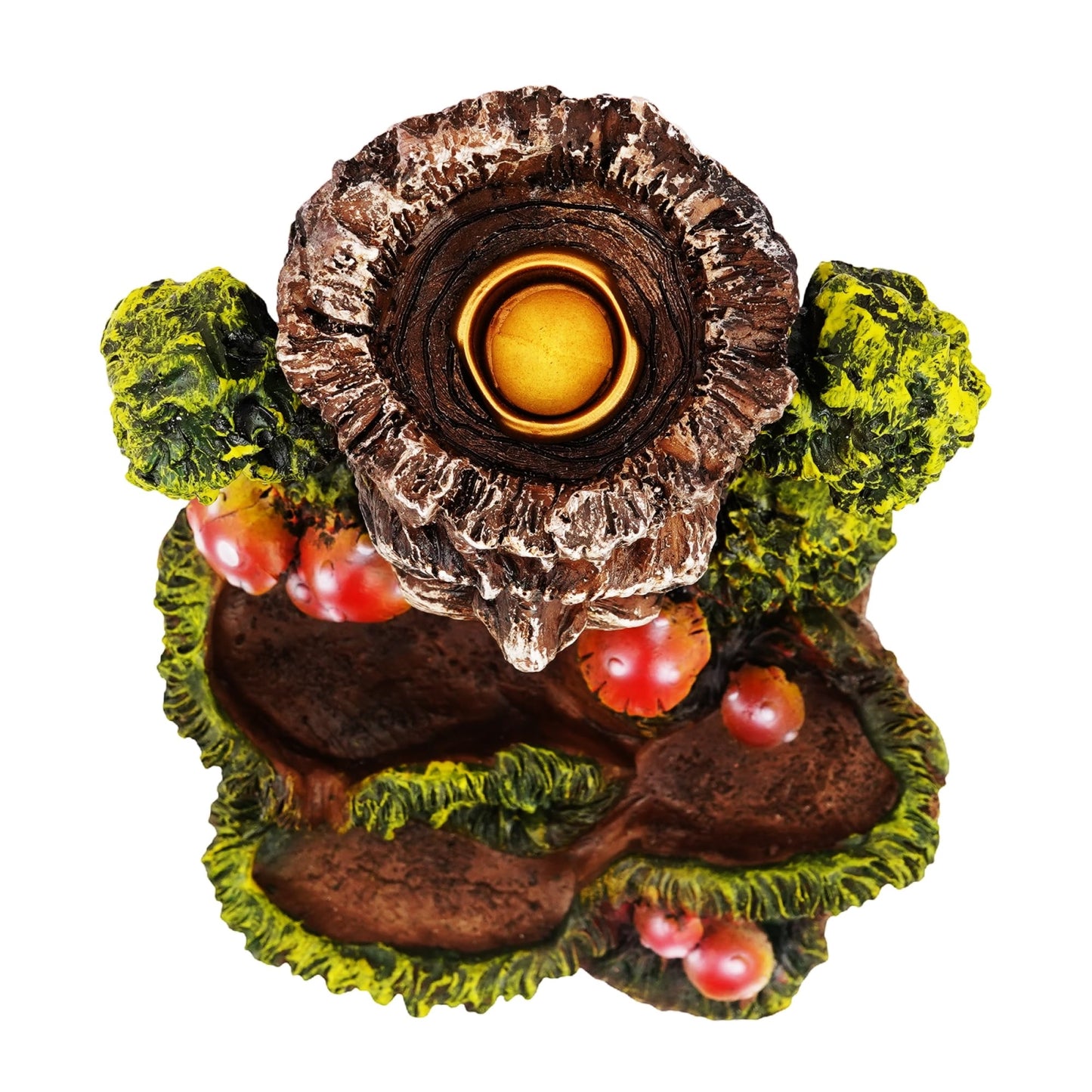 Fantasy Gifts Tree Man Backflow Resin Incense Burner Holder 6 x 5 Inch Waterfall Décor Accent