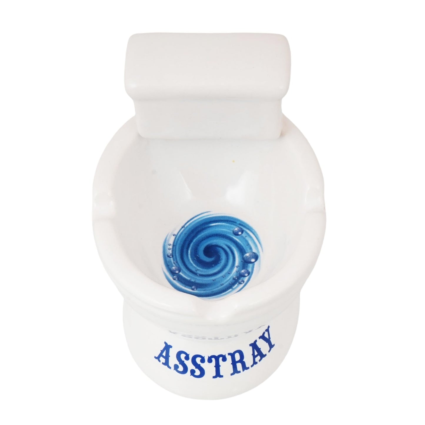 Novelty Toilet Shaped Ceramic Ashtray  4 Inches Tall
