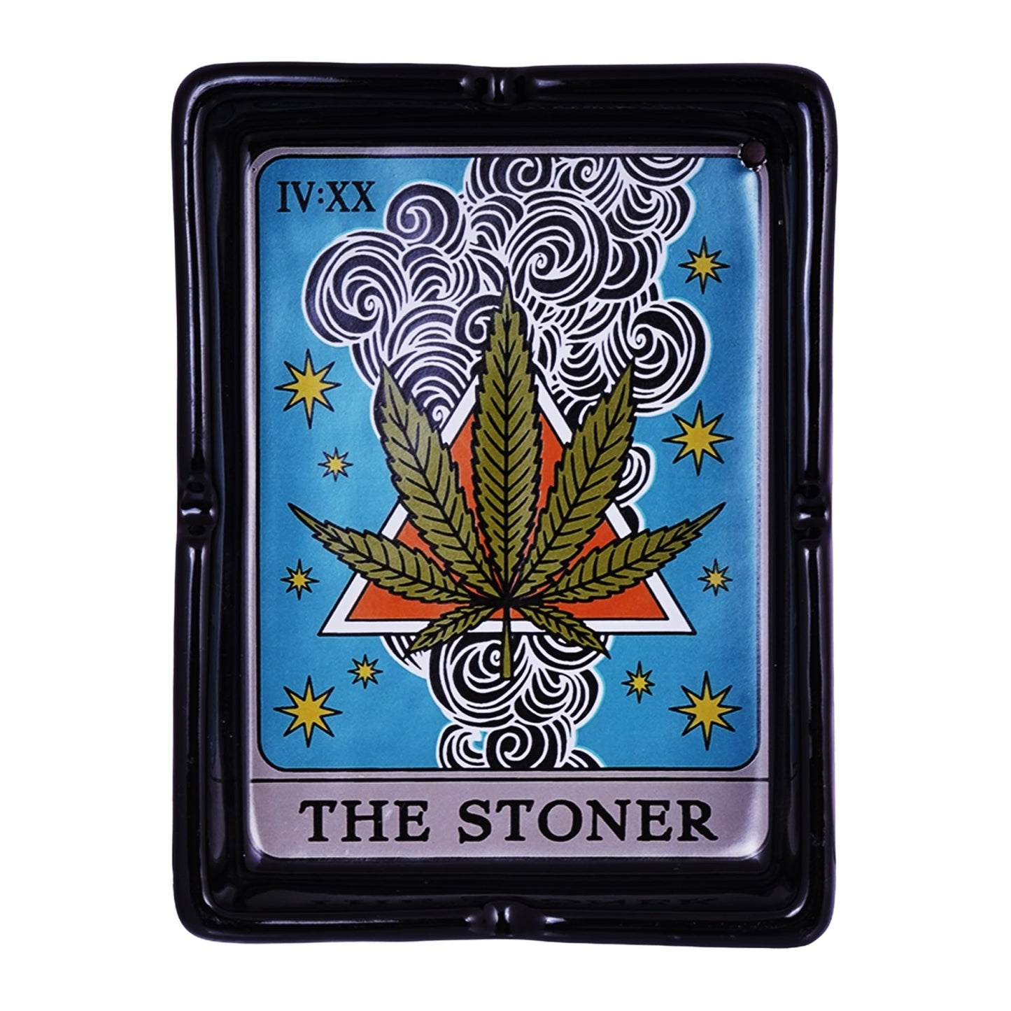 Fantasy Gifts The Stoner Tarot Card Ceramic Ashtray or Incense Burner 4 x 5.5 inches