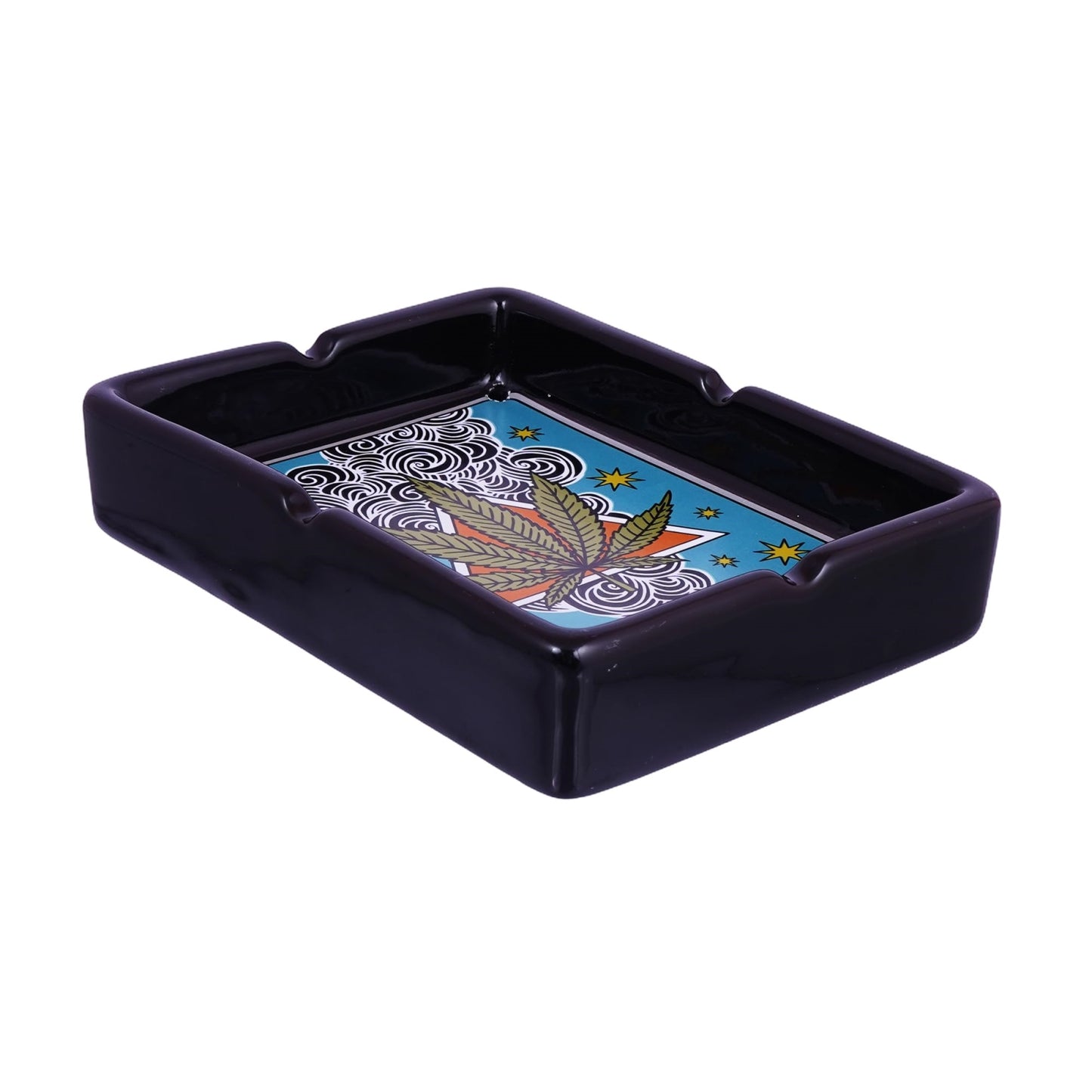 Fantasy Gifts The Stoner Tarot Card Ceramic Ashtray or Incense Burner 4 x 5.5 inches