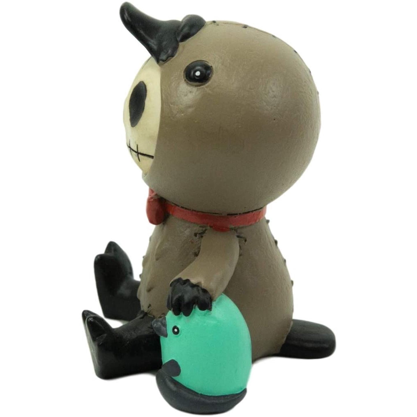 Furrybones Large Platypus Bill Holding Egg Skeleton in Costume Figurine 4 inch