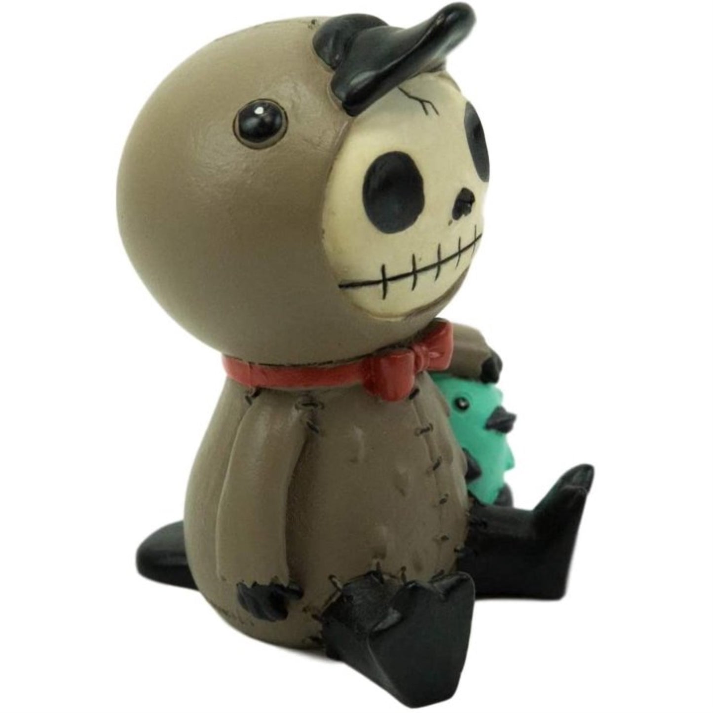 Furrybones Large Platypus Bill Holding Egg Skeleton in Costume Figurine 4 inch