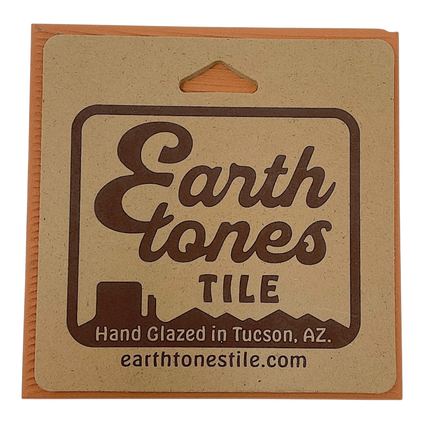 Earthtones Hummingbirds with Barrel Cactus 6X6 Colorful Hand Glazed Southwest Decorative Tile