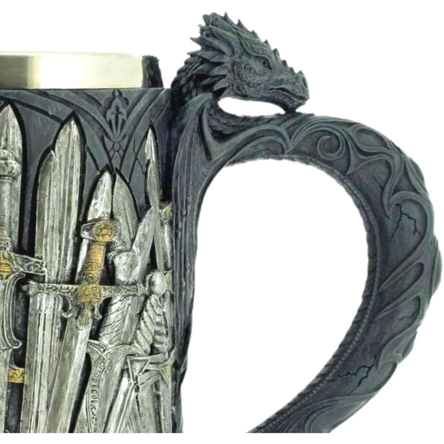 Legends of The Swords Dragon Mug Tankard Cup 13oz