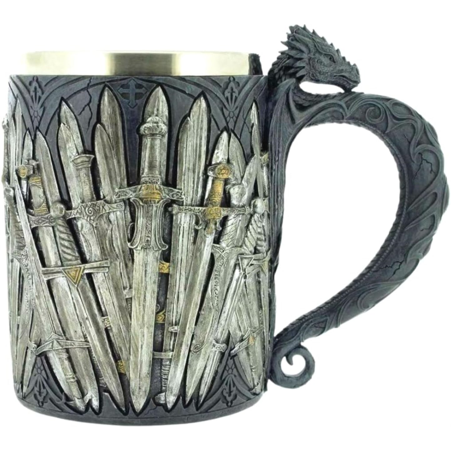 Legends of The Swords Dragon Mug Tankard Cup 13oz