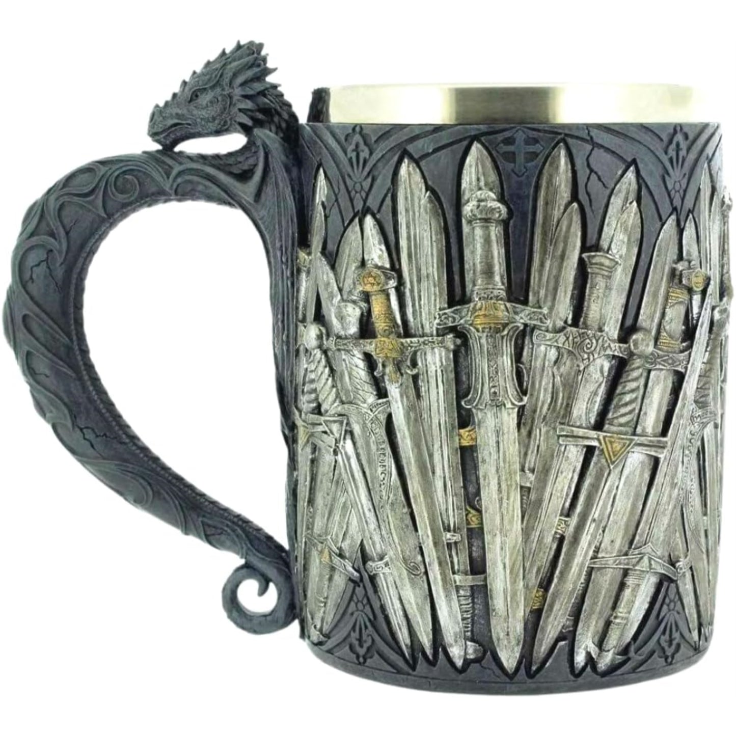Legends of The Swords Dragon Mug Tankard Cup 13oz